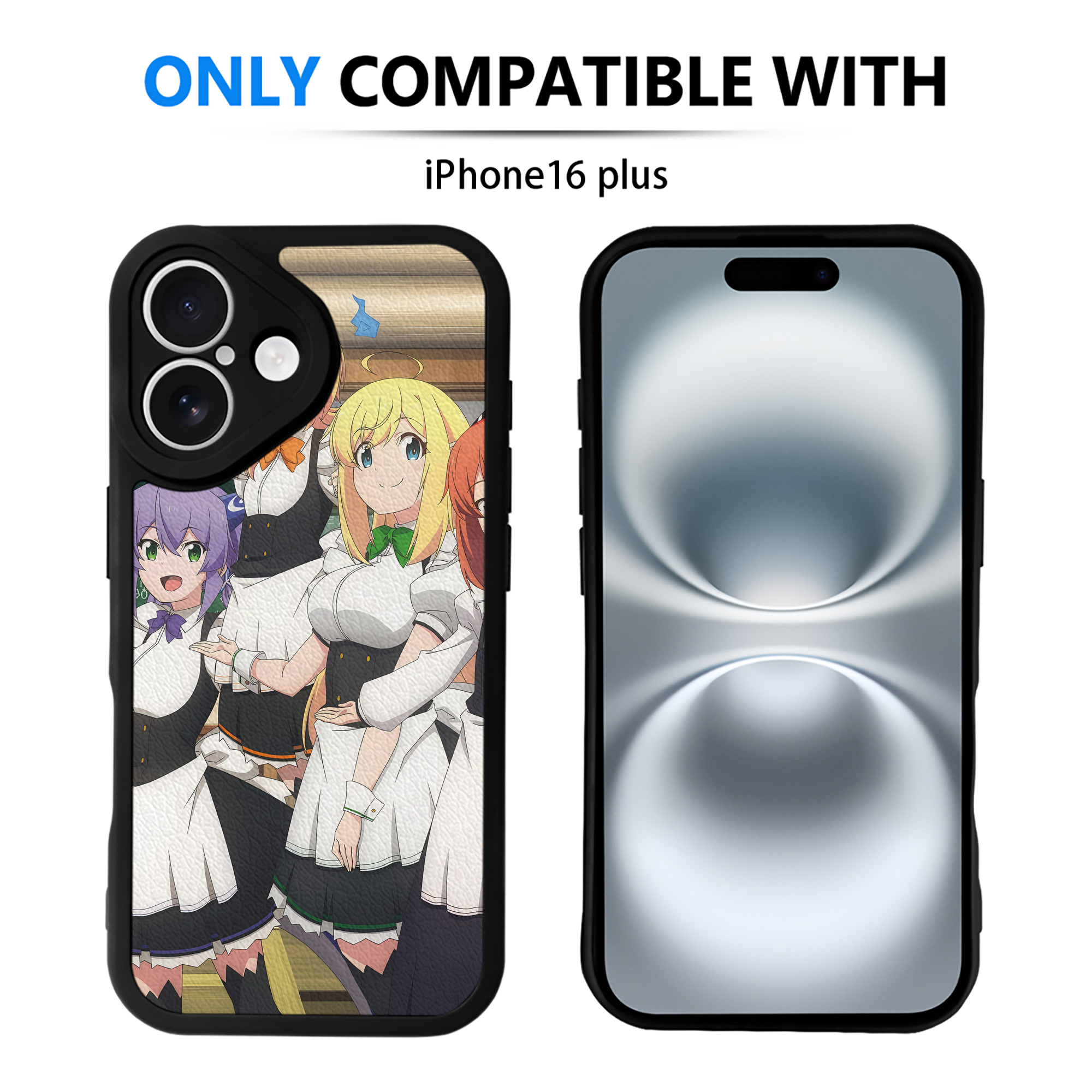 （画像用） 転スラ Regarding Reincarnated to Slime 【iPhone 16シリーズ対応】シリコンスマホケース（レザー調） 材質：シリコン